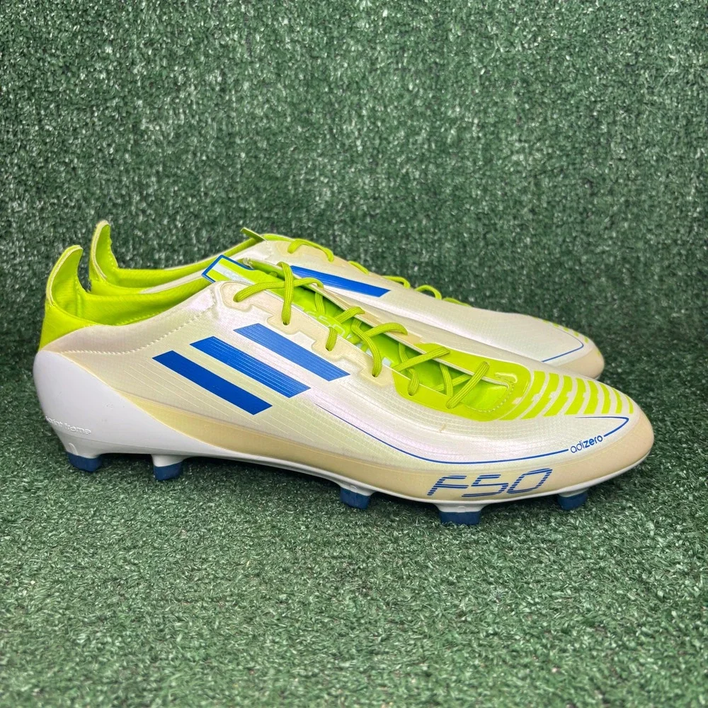 NEW‎ Adidas 2011 F50 Adizero Ultralight Football Boots White Blue Mens Size 13